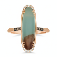 Le Vian® Windswept Horizon Peacock Aquaprase Statement Ring