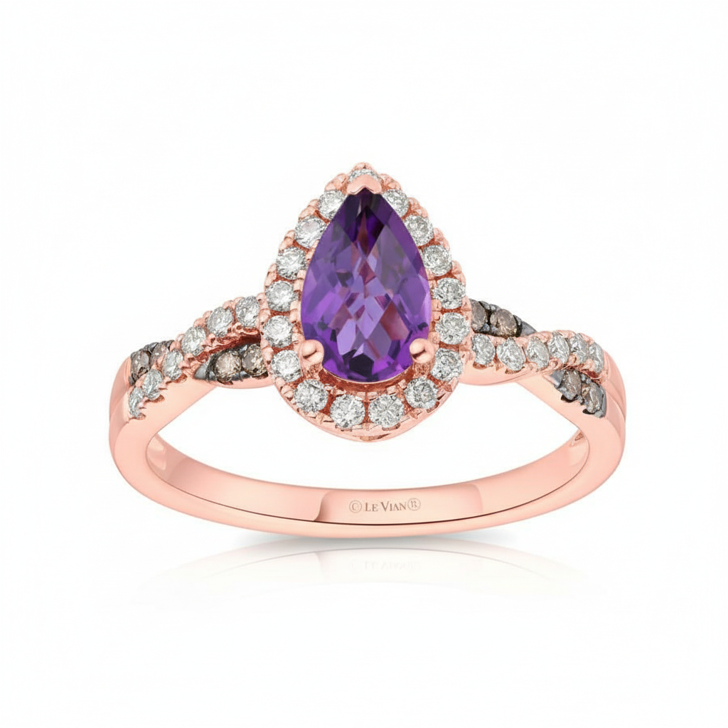 Le Vian® Teardrop Orchid Amethyst Ring