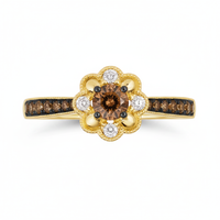 Le Vian® Honey Bloom Chocolate & Nude Diamond Ring