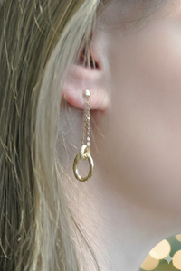 Linked Harmony Drop Earrings