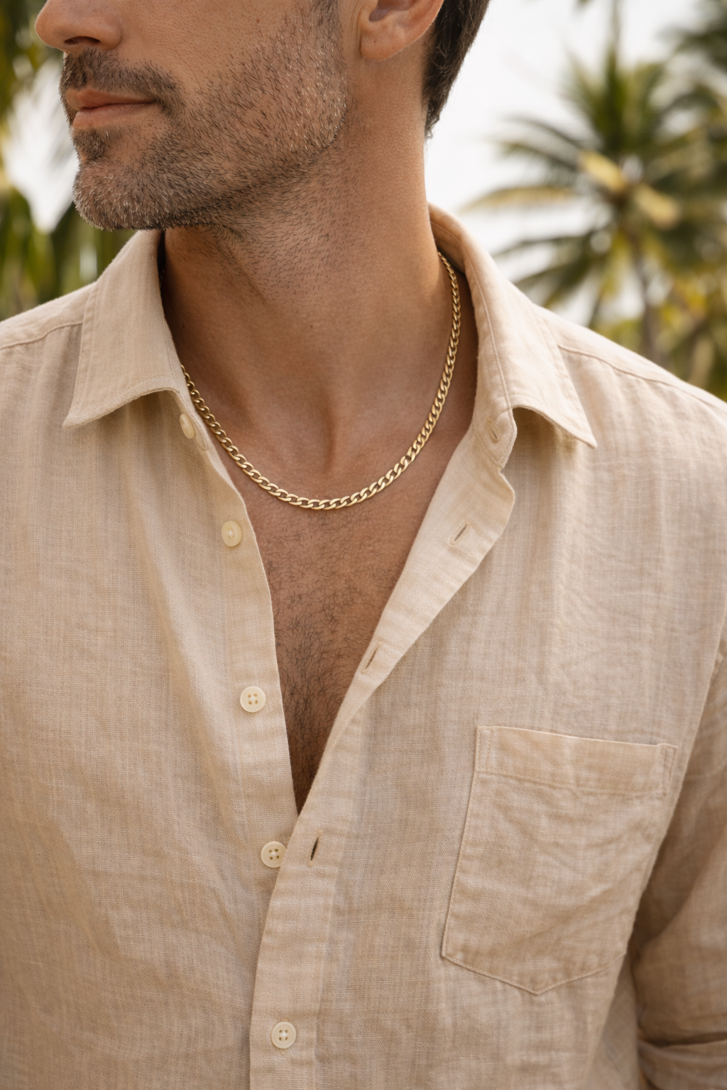 Classic Gold Curb Chain