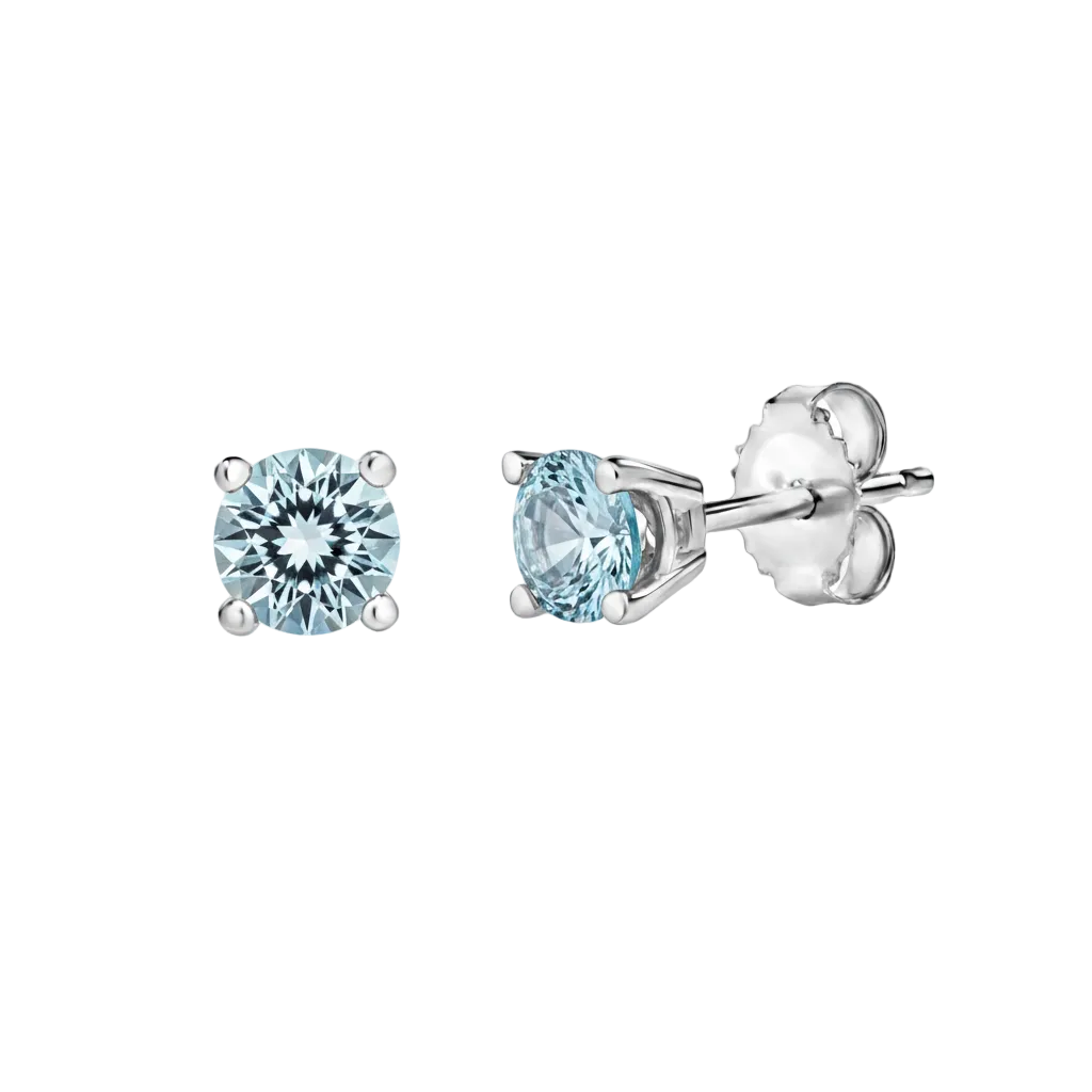 Tidefall Aquamarine 10K Stud Earrings