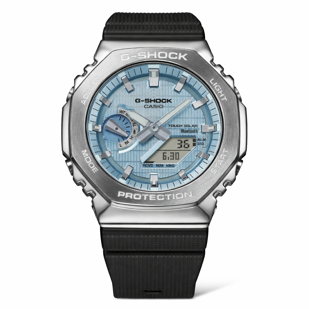 G-Shock® Blue Dial G-STEEL Bluetooth Watch