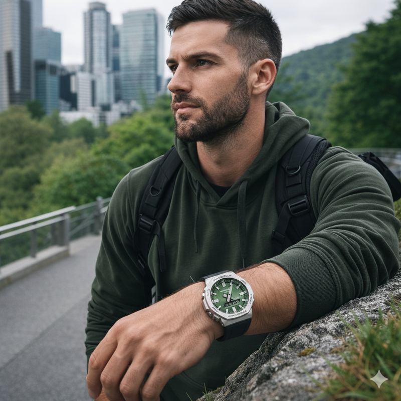 アフコッチ　L ページ　G-Shock GW-6900 カーキグリーン￼ G-Shock® G-STEEL Forest Edge Analog-Digital Watch – Harry Ritchies