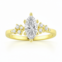 Love Story® Golden Marquise Engagement Ring