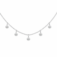 Dashing Diamonds By the Yard Drop Necklace