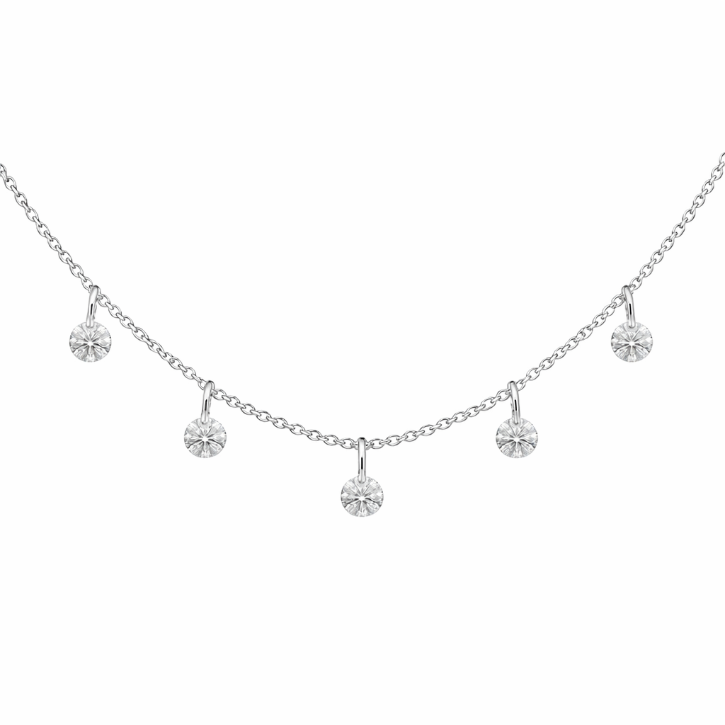 Dashing Diamonds By the Yard Drop Necklace