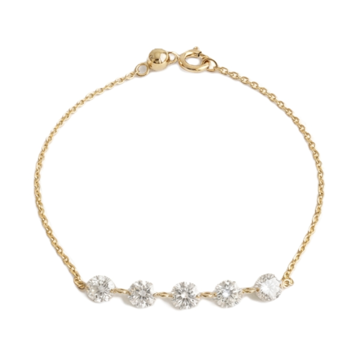 Dashing Diamond Five Star Bracelet