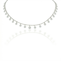 Dashing Diamonds By the Yard Drop Necklace