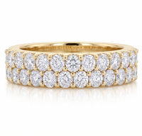 Love Story® Dual Row Diamond Band