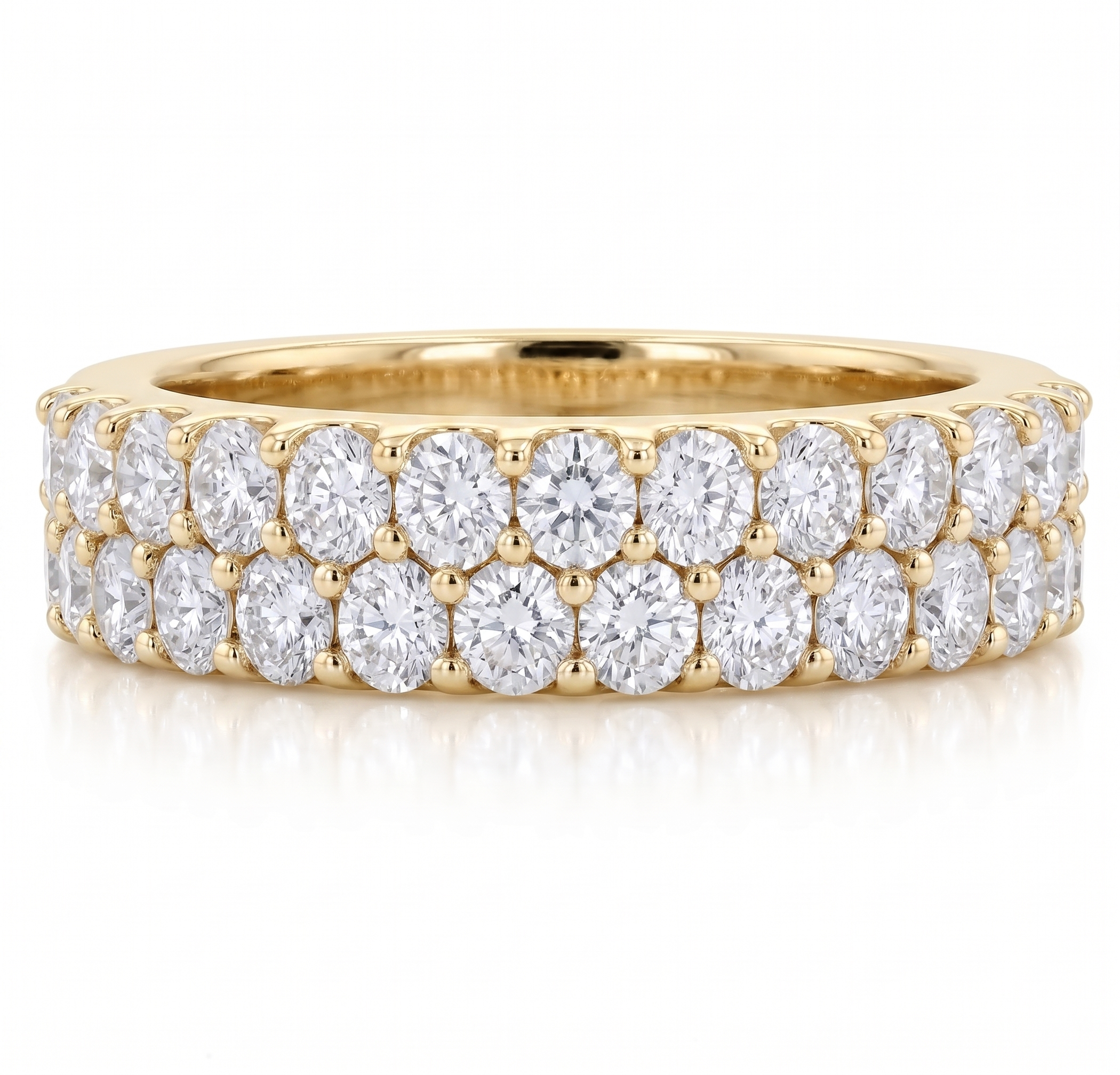 Love Story® Dual Row Diamond Band