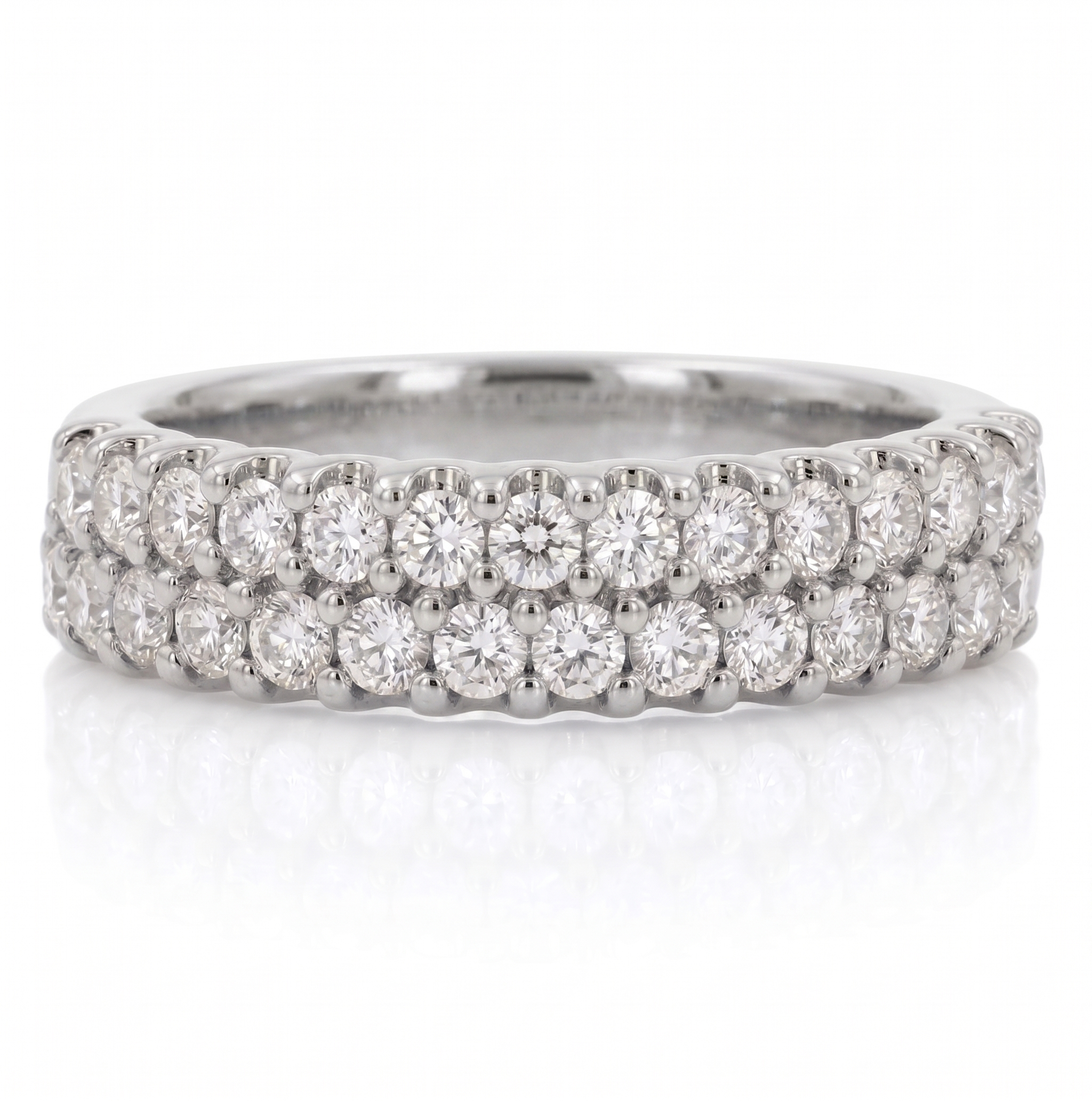 Love Story® Dual Row Diamond Band