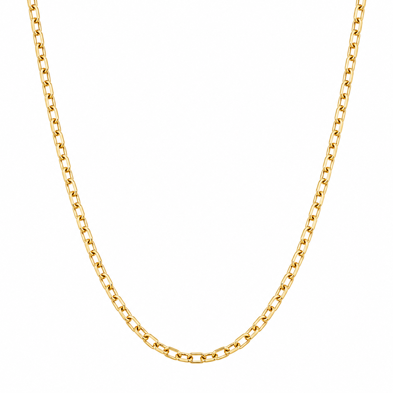 Cityline Gold Square Cable Chain