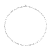 Shy Creation® Paper Clip Diamond Necklace