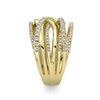 Shy Creation® Radiant Crossover Ring