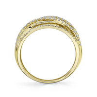 Shy Creation® Radiant Crossover Ring