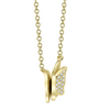Shy Creation® Flutter Diamond Butterfly Necklace