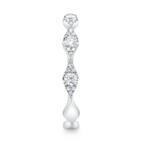 Shy Creation® Twilight Wave Diamond Band