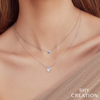 Shy Creation® Starlit Sapphire Pendant Necklace