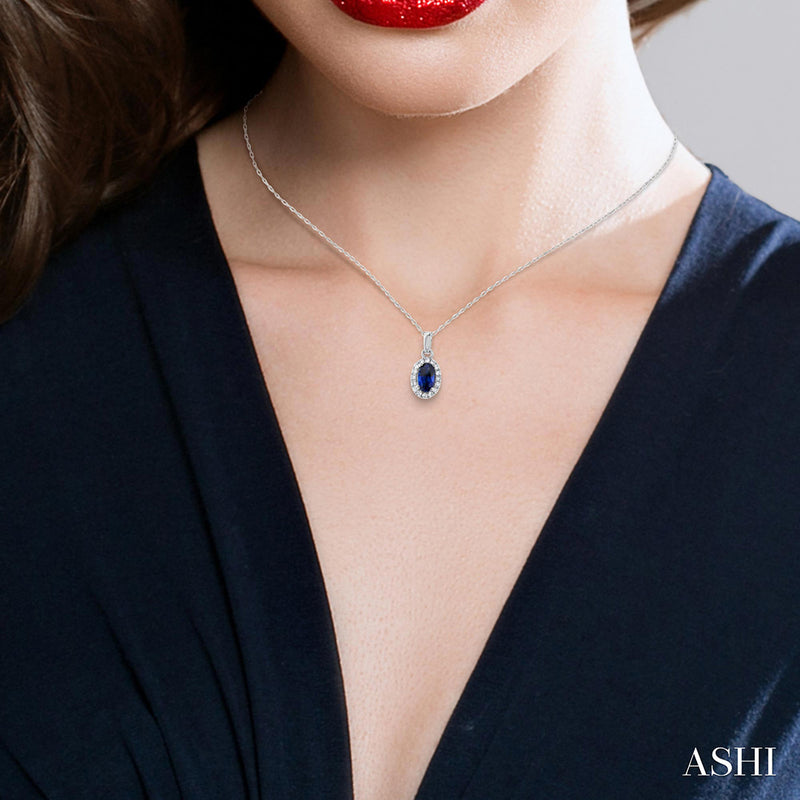Stormlight Sapphire Pendant