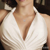 Diamond Initial W Pendant Necklace
