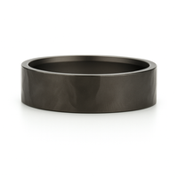 Heavy Stone® Hammered Zirconium Men's Band