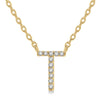 Diamond Initial T Necklace