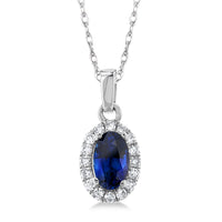 Stormlight Sapphire Pendant