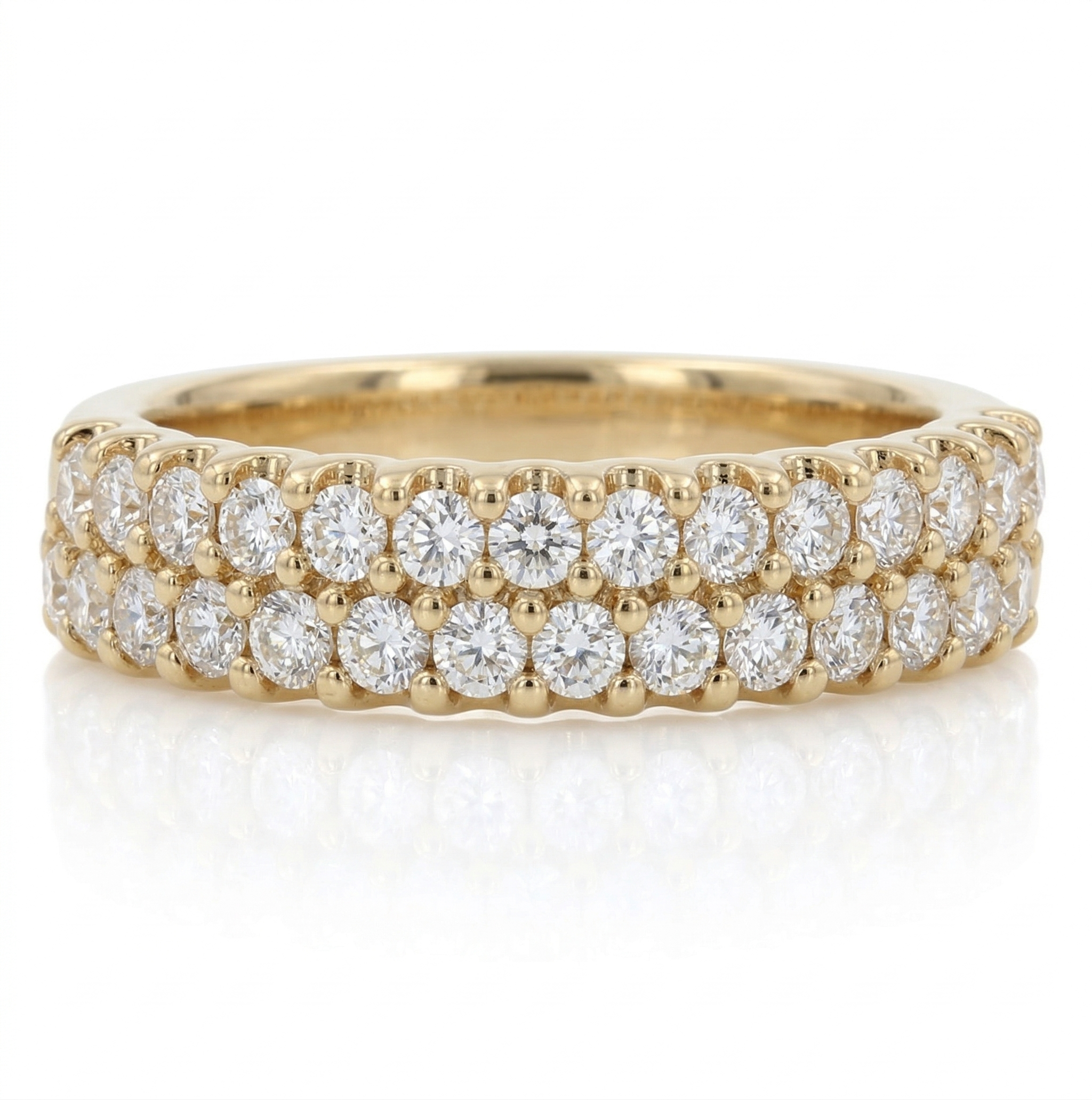 Love Story® Dual Row Diamond Band