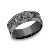 Benchmark® Carbon Fiber Tantalum Men's Band
