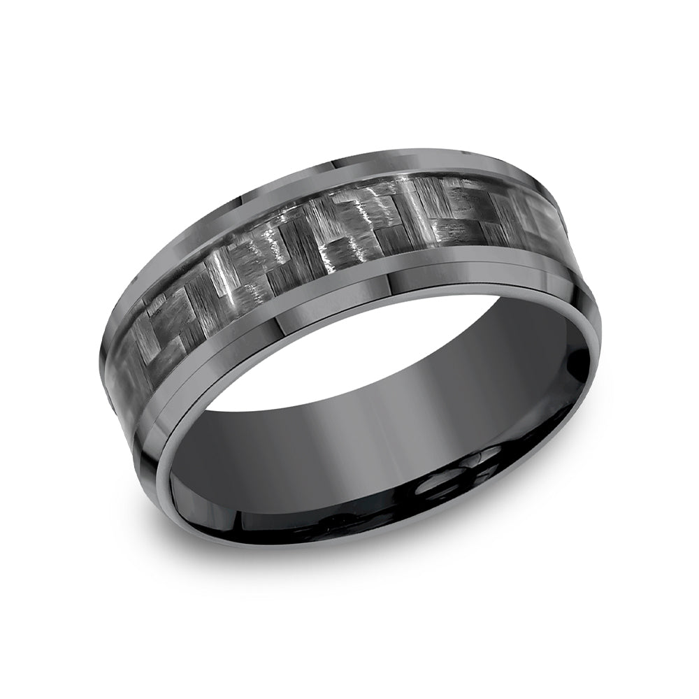 Benchmark® Carbon Fiber &amp; Tantalum Men's Band