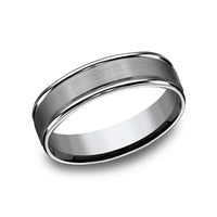Benchmark® Satin Center Titanium Band