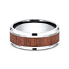Benchmark® Rose Wood Inlay Men's Band