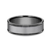Benchmark® Satin Finish Black Tantalum Men's Band