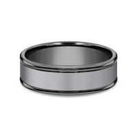 Benchmark® Satin Finish Black Tantalum Men's Band