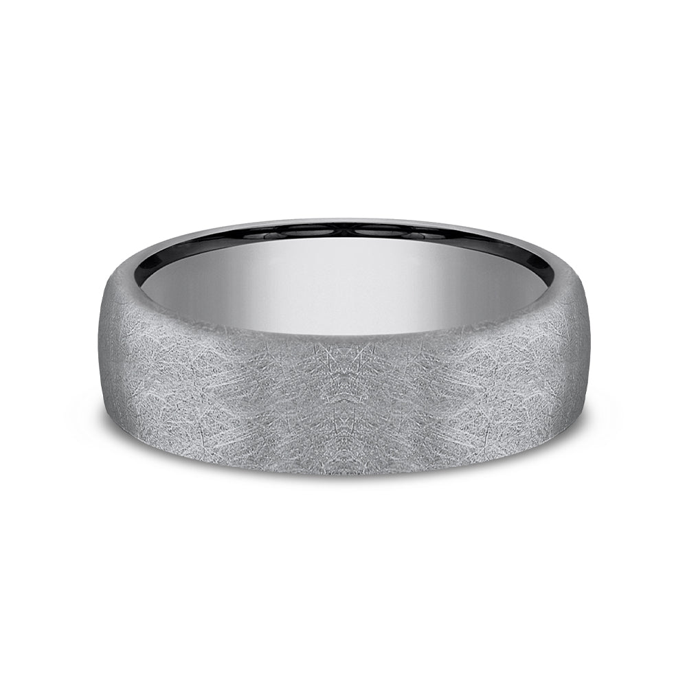 Benchmark® Swirl Finish Tantalum Men's Band