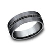 Benchmark® Black Diamond Black Tantalum Men's Band