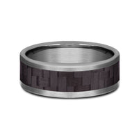 Benchmark® Carbon Fiber Inlay Men's Band