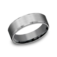 Benchmark® Satin Center Tantalum Men's Band