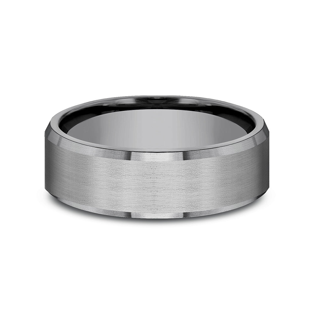 Benchmark® Satin Center Tantalum Men's Band