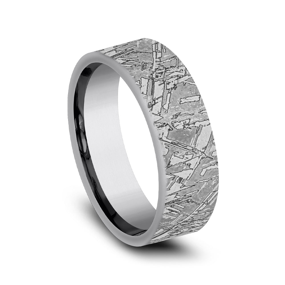 Benchmark® Faux Meteorite Men's Band