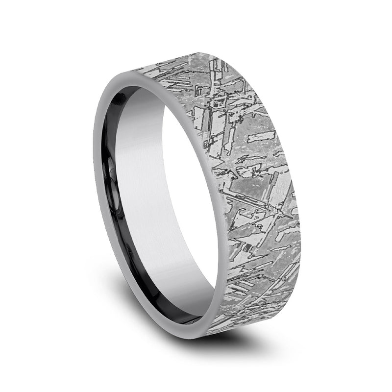 Benchmark® Faux Meteorite Men's Band
