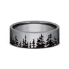 Benchmark® Flat Edge Tree Line Silhouette Men's Band