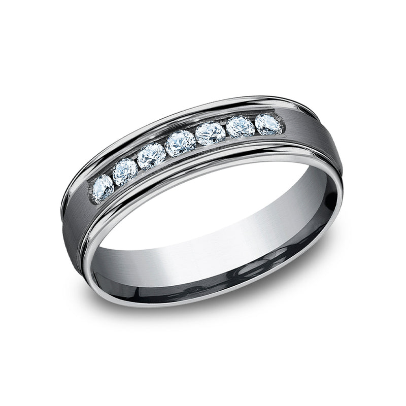 Benchmark® Diamond Tantalum Men's Band