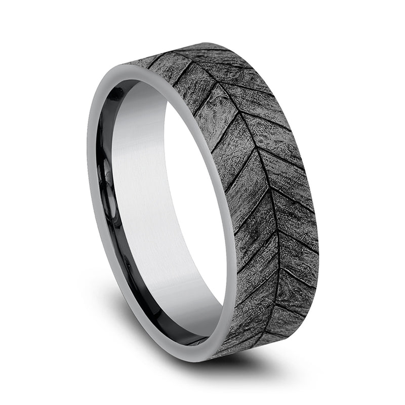 Benchmark® Chevron Tantalum Men's Band