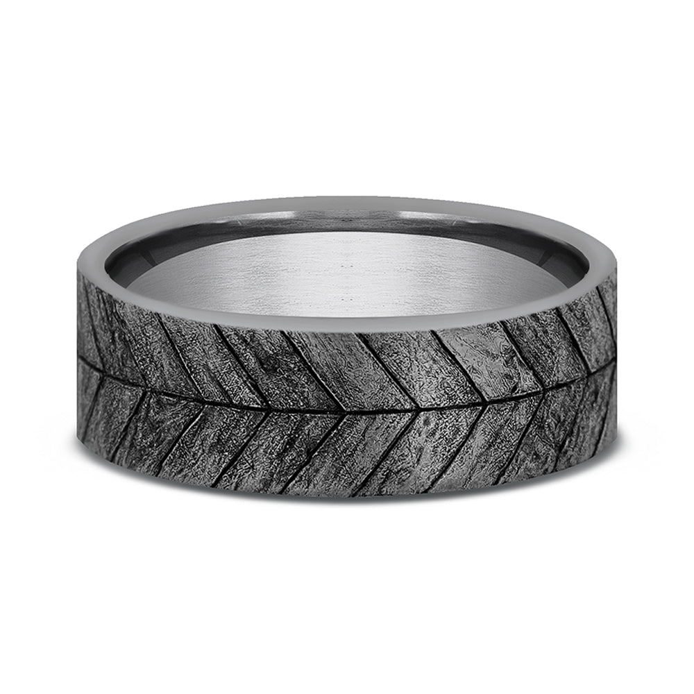 Benchmark® Chevron Tantalum Men's Band