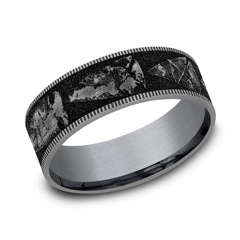 Benchmark® Arrowhead Tantalum & Titanium Men's Band