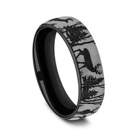 Benchmark® Forest Silhouette & Stag Herd Men's Band