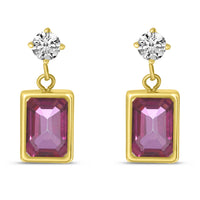 Radiant Blush Topaz Earrings