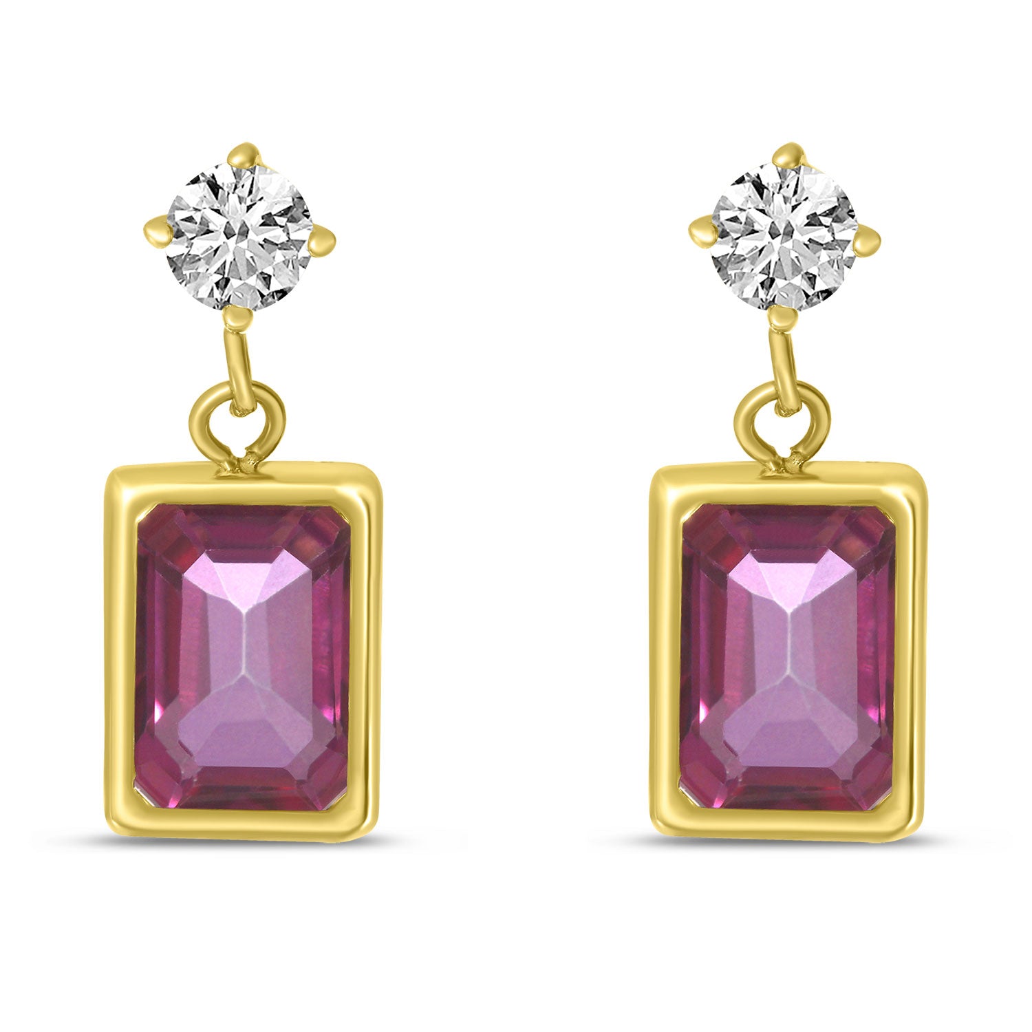 Radiant Blush Topaz Earrings